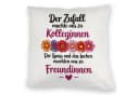 speecheese Dekokissen Beste Kollegin Spruch mit Aquarell-Design Bild 2