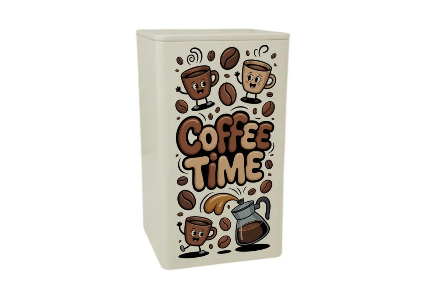 speecheese Coffee Time Cartoon Kaffeedose 900ml für Kaffeefans - Bild 2