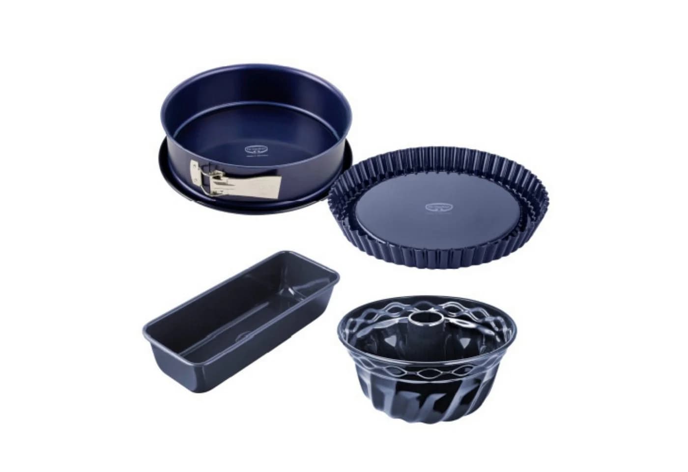 Dr. Oetker Back-Liebe Emaille Backformen-Set 4-teilig Nachtblau - Bild 2