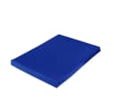 Casa Colori Bettlaken 150x250 cm Baumwolle Uni Blau ohne Gummizug Bild 2