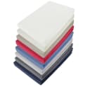 Casa Colori Spannbettlaken Jersey 90-100x200 cm Blau 100% Baumwolle Bild 1