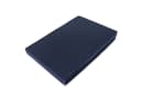 Casa Colori Spannbettlaken Jersey 90-100x200 cm Blau 100% Baumwolle Bild 3