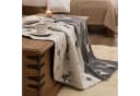 Casa Colori Wohndecke Kuscheldecke Hirsch Motiv Grau Bild 3