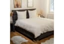Casa Colori Bettwäsche Teddy Flausch 2-teilig Uni Offwhite Polyester Bild 4