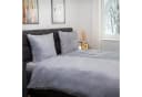 Casa Colori Bettwäsche Teddy Flausch Polyester 2-teilig Uni Silber Bild 2