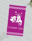Traumschloss Strandtuch Sommer Velours Bunt Bild 3