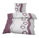 Casa Colori Bettwäsche Seersucker 135x200 Violett Grau Weiss Bild 2
