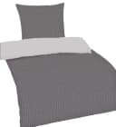 Casa Colori Wendebettwäsche Seersucker Silber Grau 4-tlg Bild 1