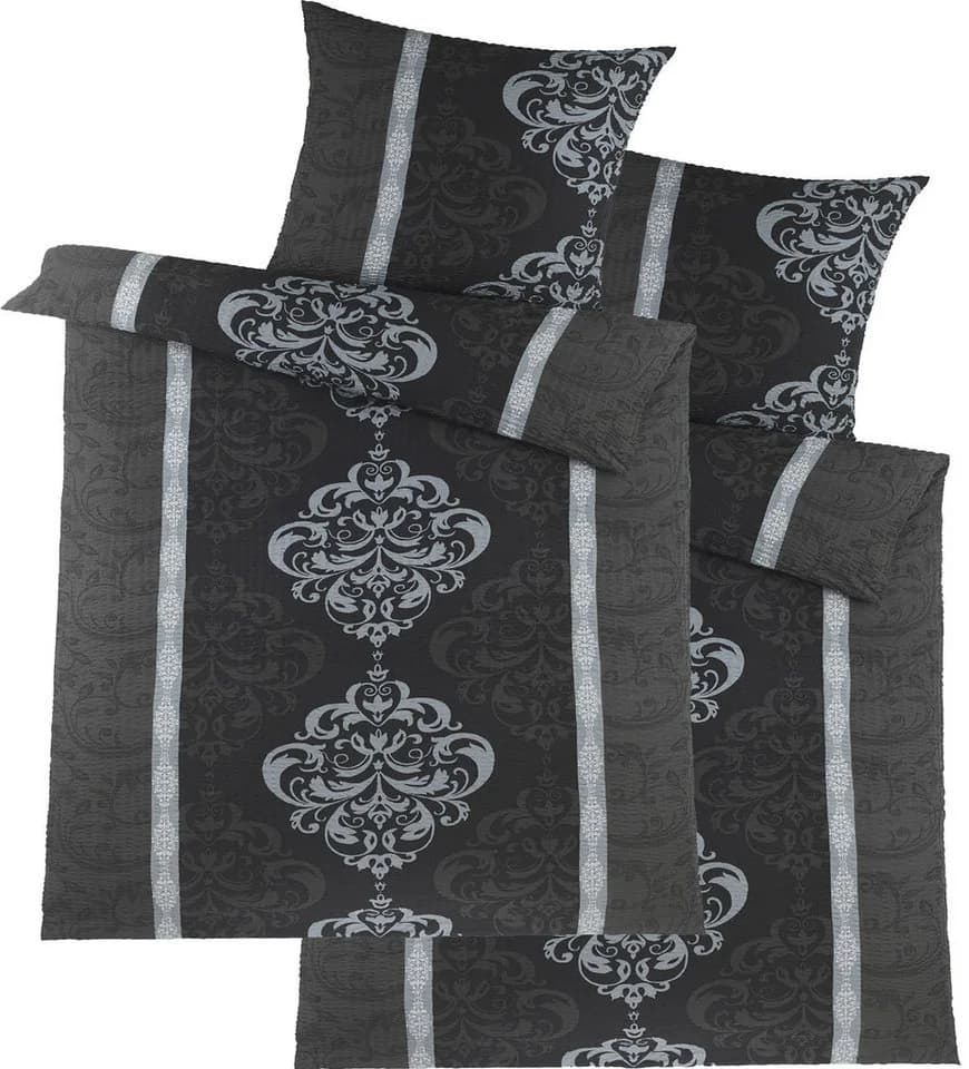 Moderne Bettwäsche mit Ornamenten und Streifen - Bild 2