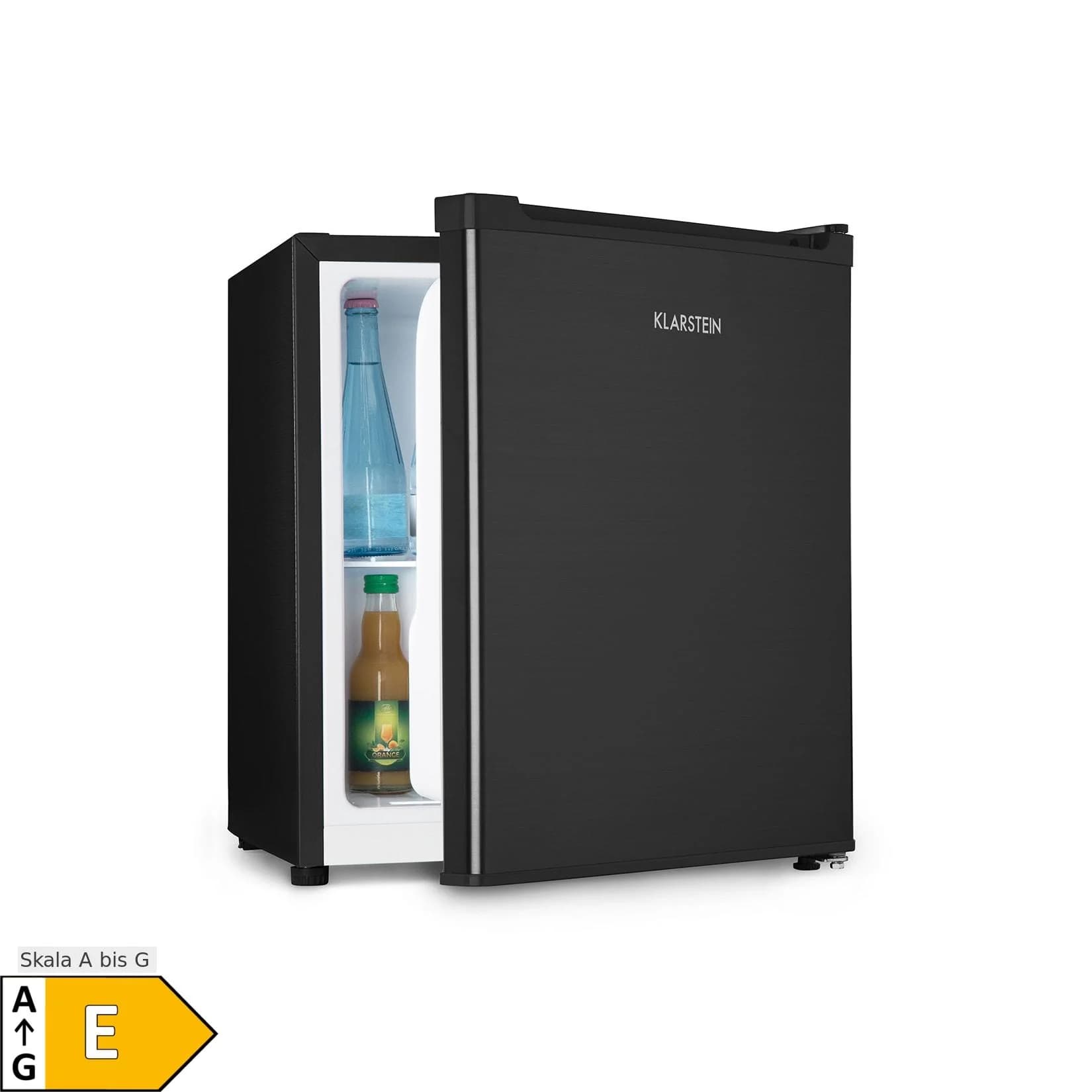 Klarstein Snoopy Eco Mini-Kühlschrank mit Gefrierfach 41 Liter Schwarz