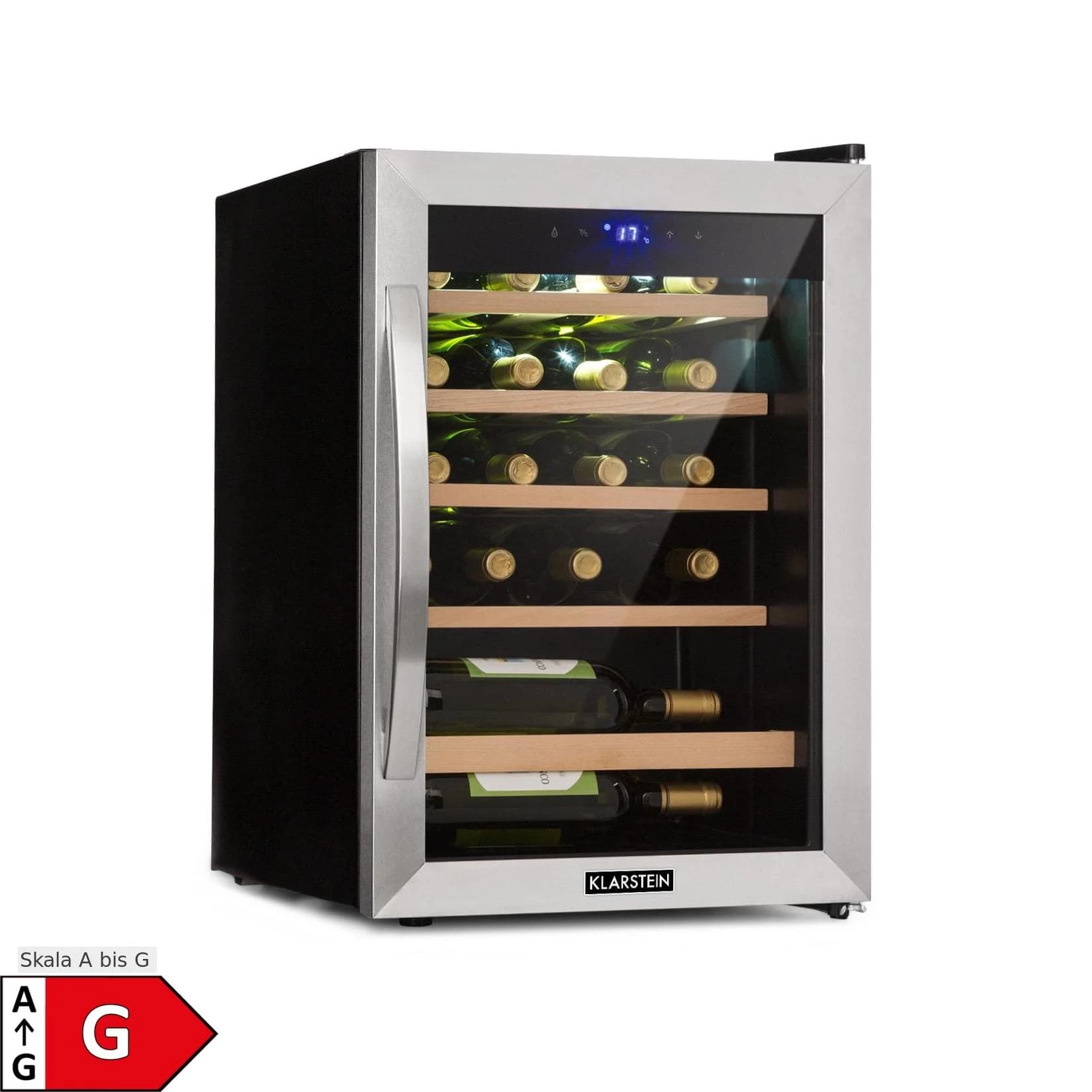 Klarstein Vinamour 19 Uno Weinkühlschrank 19 Flaschen