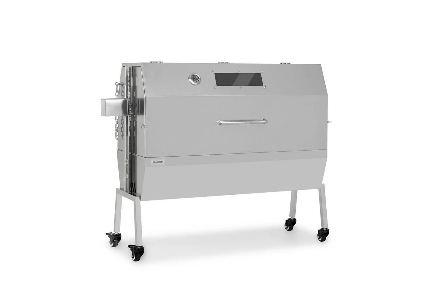 Klarstein Holzkohlegrill Sauenland Pro XL mit Motor-Drehspieß & Edelstahl - Bild 2