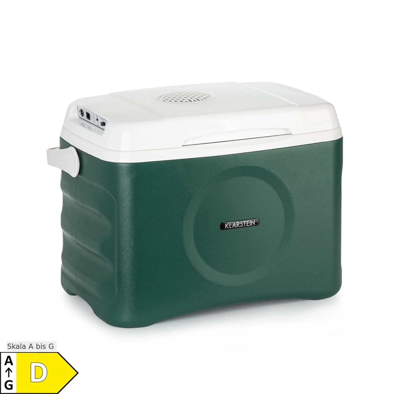 Klarstein BeerBelly 21 Elektrische Kühlbox Kühl-& Warmhaltefunktion USB-Port ECO-Modus Grün