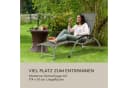 Blumfeldt Gartenliege Sunnyvale Grau Silber Verstellbar Bild 1
