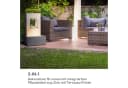 blumfeldt Bloomingstone Dekobrunnen mit LED-Beleuchtung Terrazzo Weiß Bild 3