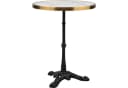 blumfeldt Beistelltisch Patras Lux Gold Marmor Bistro-Tisch Bild 1