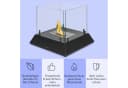 Klarstein Phantasma Cubo Ethanol-Kamin Tischkamin Bild 3