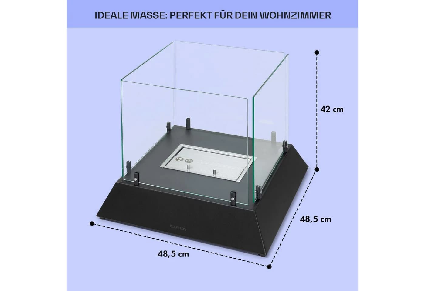 Klarstein Phantasma Cubo Ethanol-Kamin Tischkamin - Bild 5