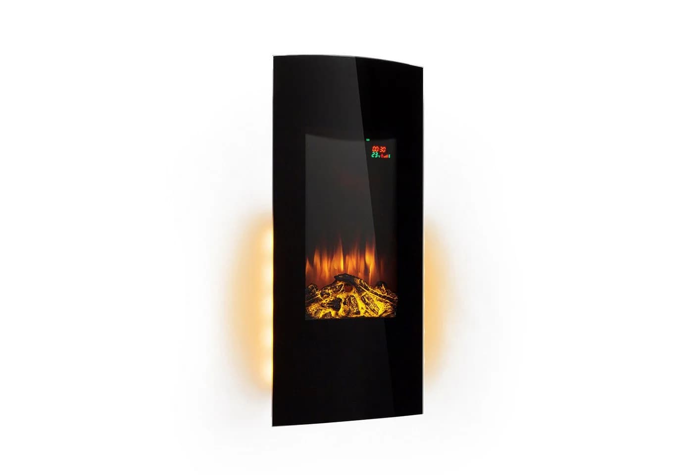 Klarstein Lamington Elektrokamin 2000 W LED-Flammen Heizlüfter Timer Schwarz - Bild 3