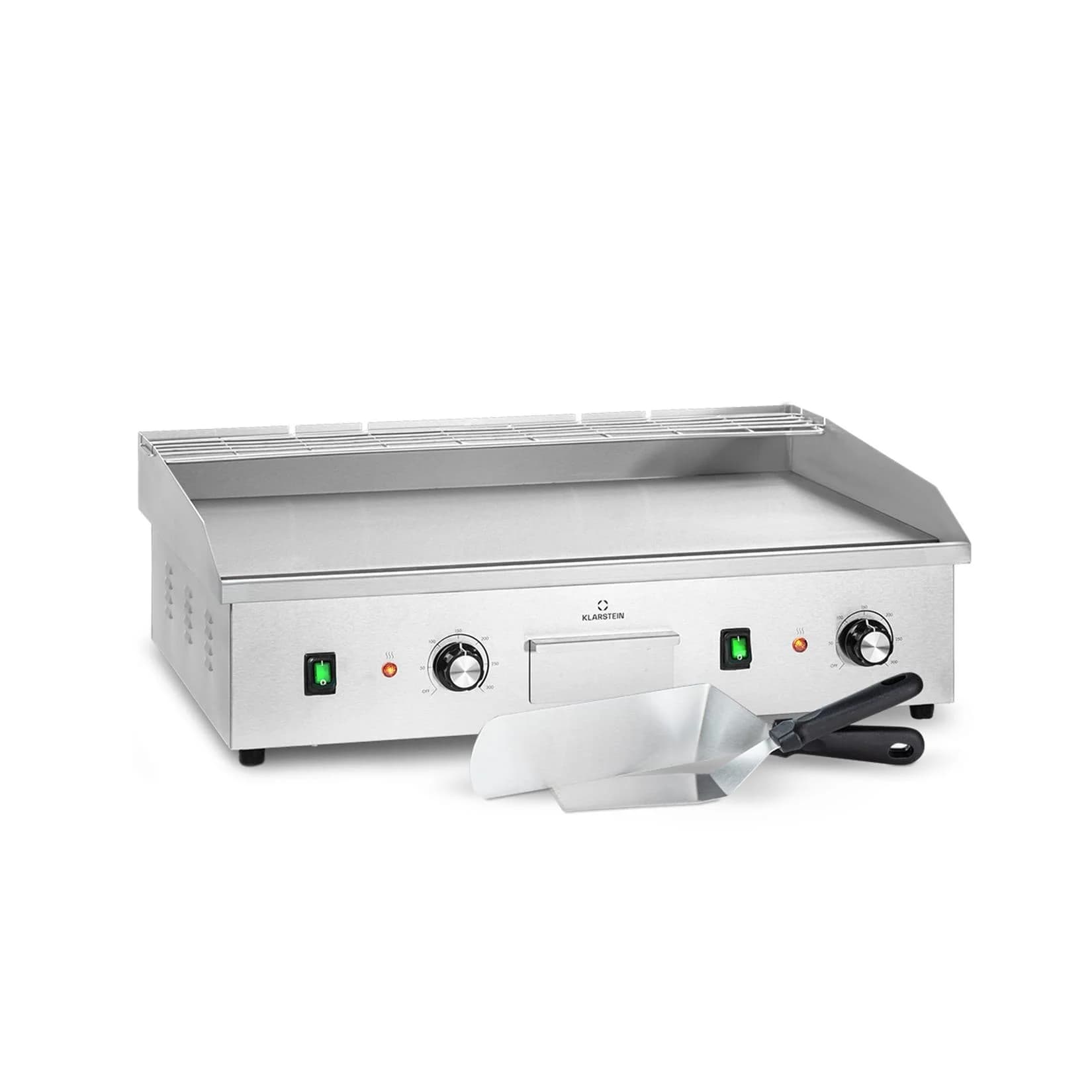 Klarstein Grillmeile 4400 Elektrogrill Plancha 2x2200W Edelstahl