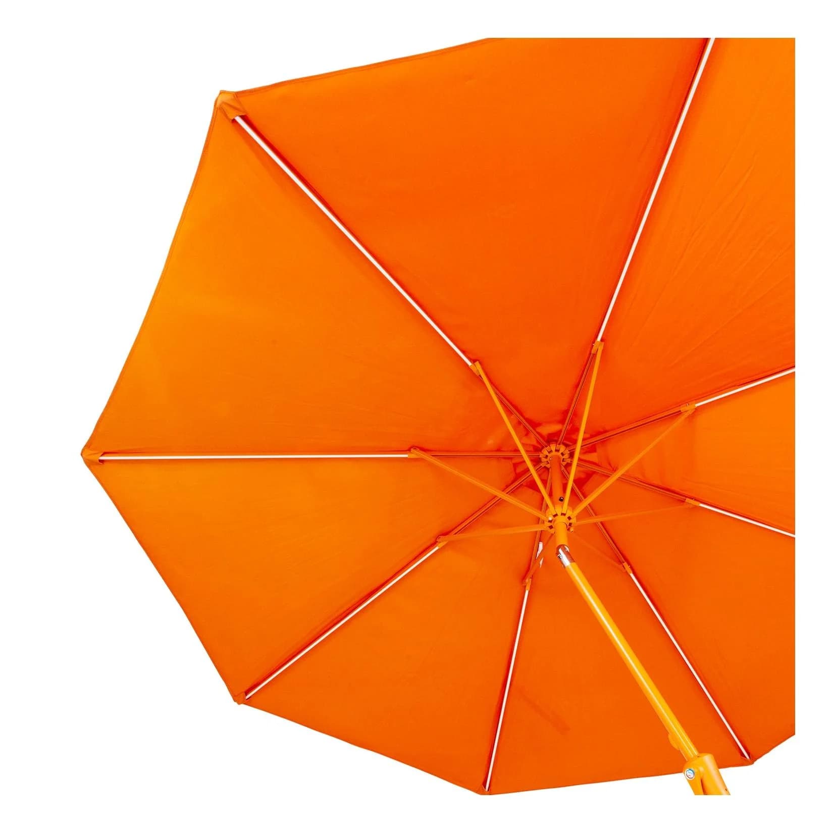 Blumfeldt Calais Sonnenschirm Orange LED RGB Aluminium