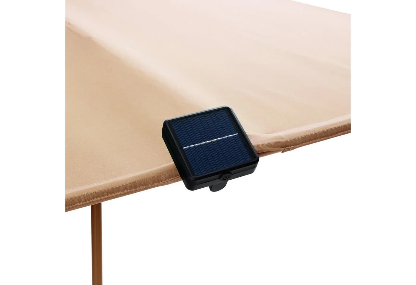 blumfeldt Bayonne Sonnenschirm Solar LED Taupe - Bild 5