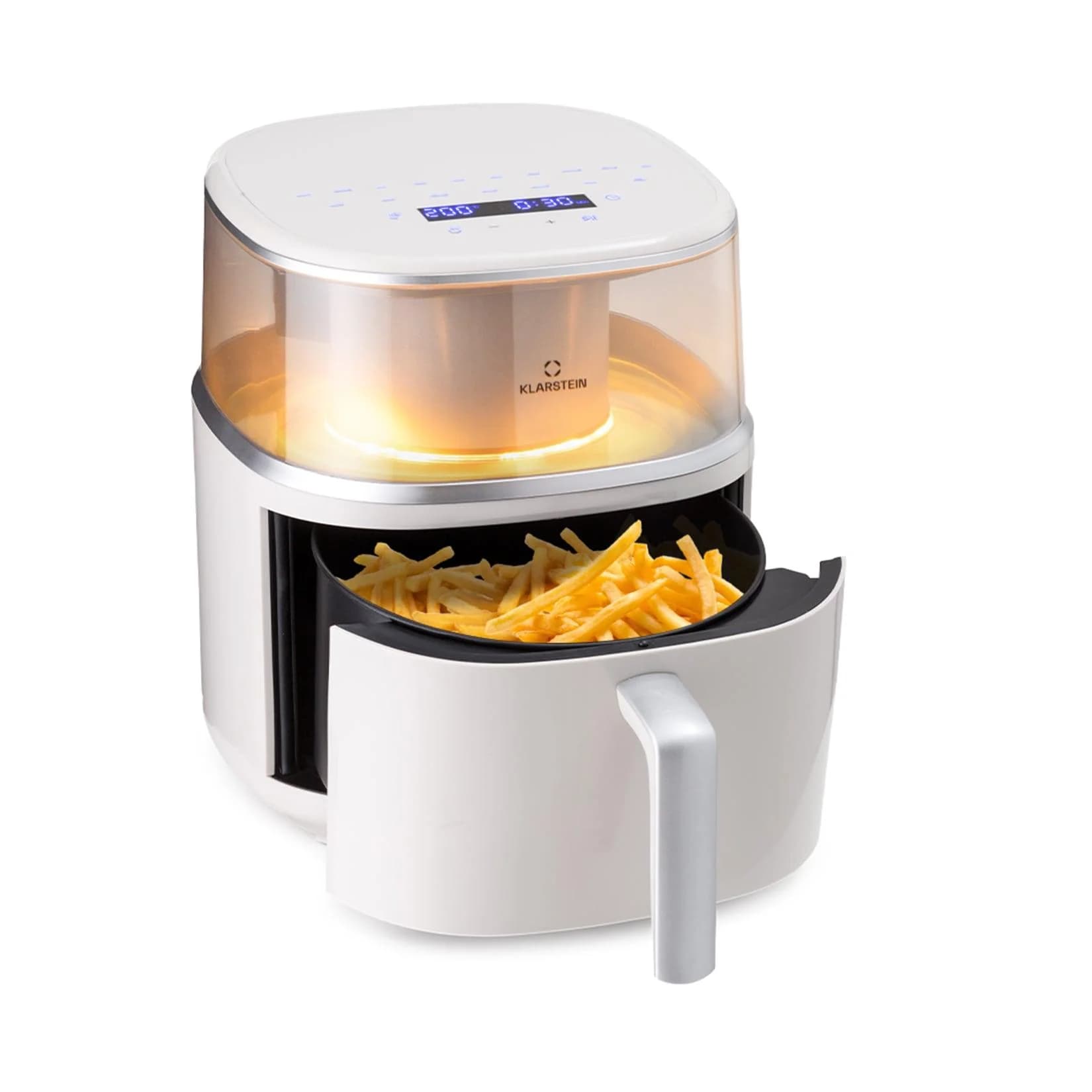 Klarstein Air Bloom Heißluftfritteuse 1500W 7,5 Liter 16 Programme