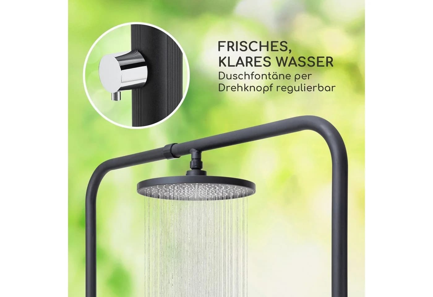 Blumfeldt Gartendusche Sumatra Falls RD Outdoor Bodendusche - Bild 4