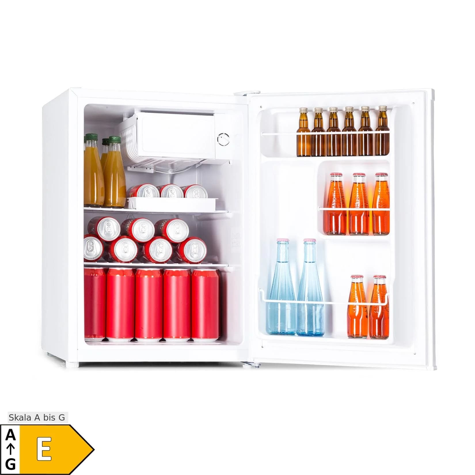 Fargo 67 Kühlschrank Minibar 67 Liter Gefrierfach Weiß