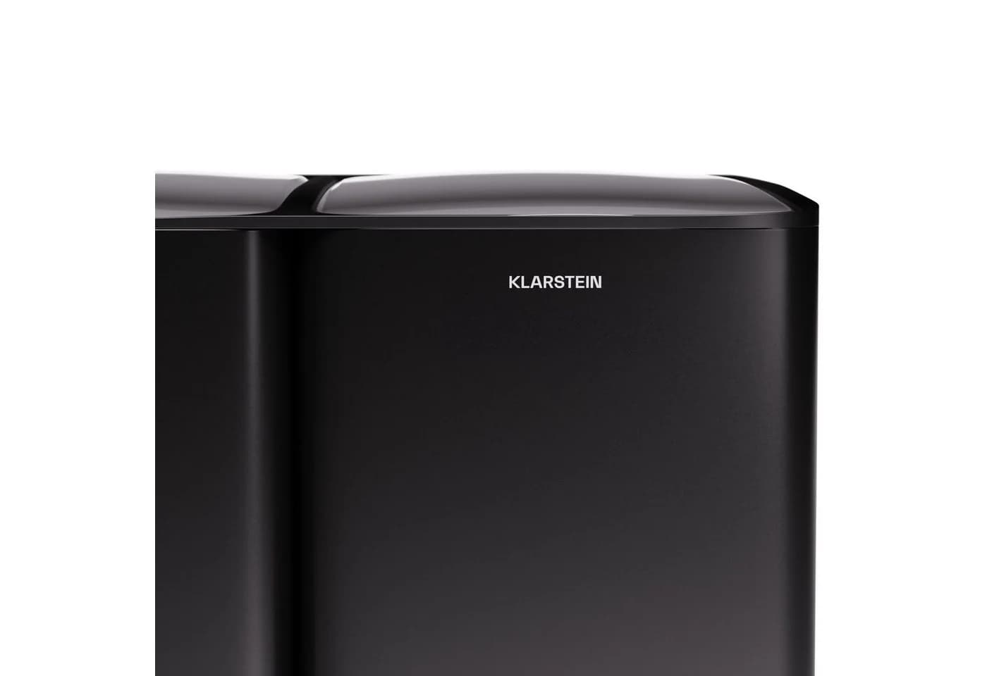 Klarstein Mülltrennsystem Tiyo 3-Fach Treteimer 60L Edelstahl Schwarz - Bild 5