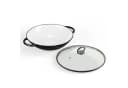 Klarstein Jersey Wok 37 cm Gusseisen Emaille Schwarz Bild 1