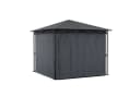Blumfeldt Pavillon Mondo 3x3 m Stahlrahmen wetterfest grau Bild 1