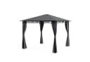 Blumfeldt Pavillon Mondo 3x3 m Stahlrahmen wetterfest grau Bild 2
