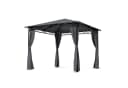Blumfeldt Pavillon Mondo 3x3 m Stahlrahmen wetterfest grau Bild 3