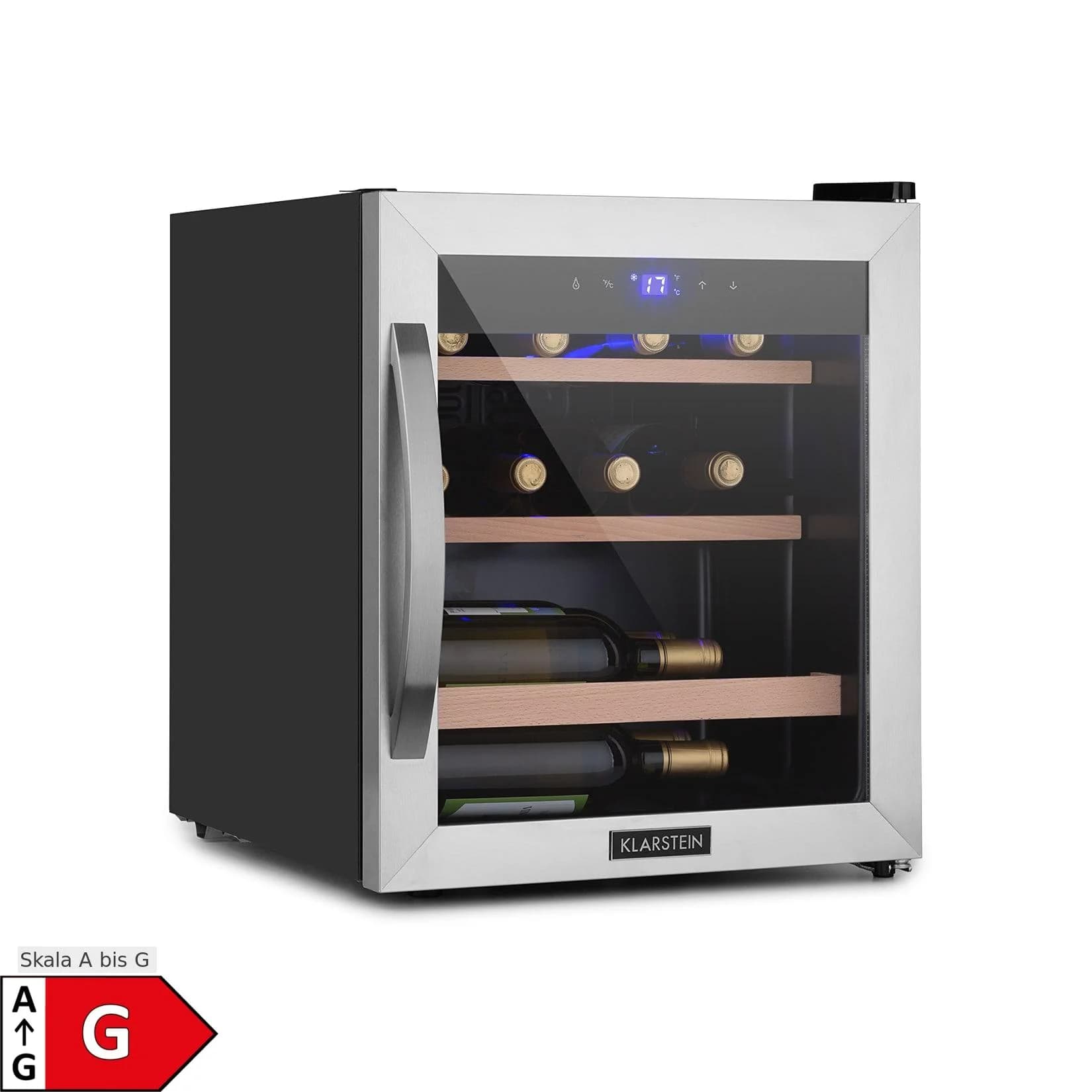 Klarstein Vinamour 12 Uno Weinkühlschrank 46l 4-18°C 40dB