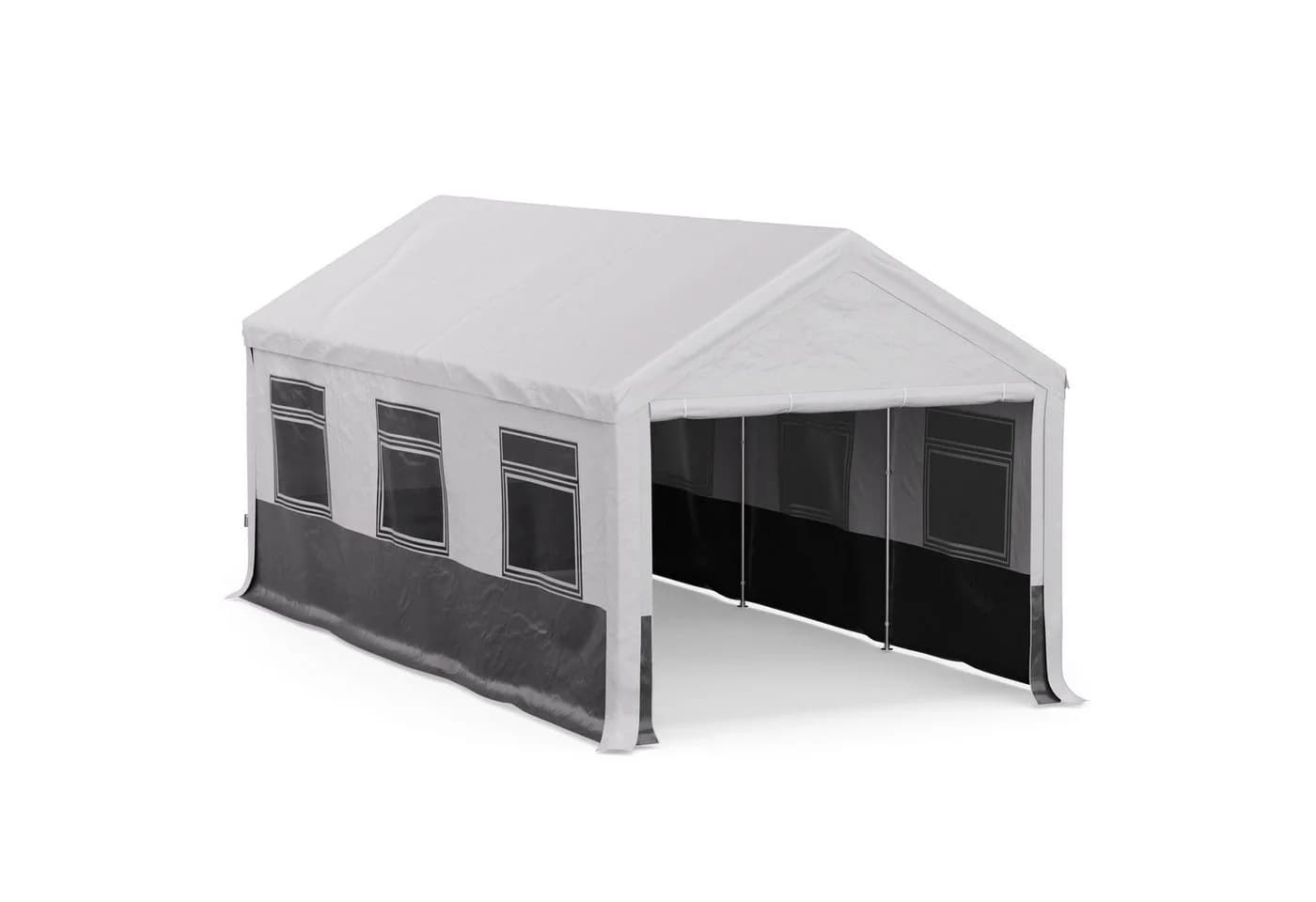 blumfeldt Pavillon PartyHaven 3x6 Set Garten Partyzelt Outdoor wetterfest