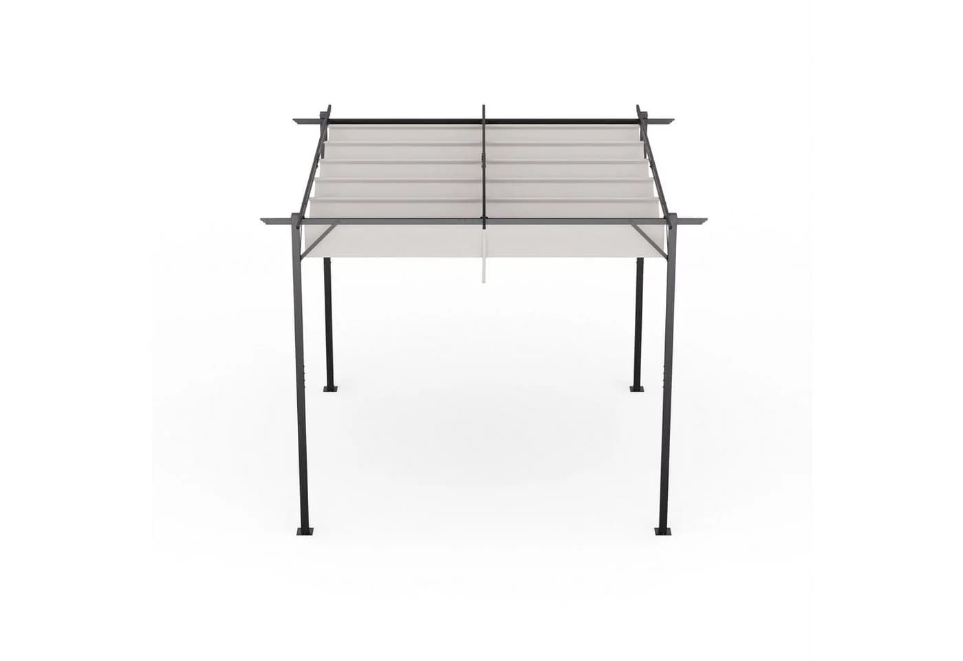Blumfeldt Pavillon Pantheon Robust Pergola Schwarz - Bild 2