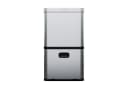 Klarstein Touchless Sensor-Mülleimer 56L Edelstahl 3 Fächer Bild 2