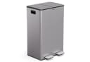 Klarstein EcoVista Mülleimer 60L Edelstahl Soft-Close Fußpedal Bild 2