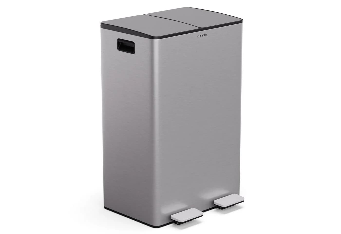 Klarstein EcoVista Mülleimer 60L Edelstahl Soft-Close Fußpedal - Bild 2