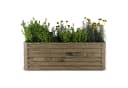 Blumfeldt Hochbeet High Grow Straight Stahl Braun 180 cm Bild 2