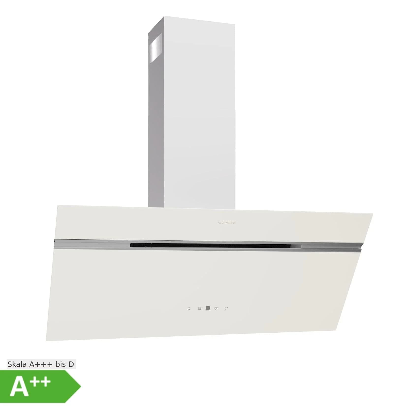 Klarstein Alina Dunstabzugshaube 90 cm 690 m³/h Leise EEK A++