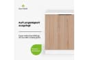 Blumfeldt Spülenunterschrank WoodVista 80cm mit Arbeitsplatte Bild 4