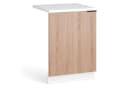 blumfeldt Spülenunterschrank WoodVista mit Griff und MDF-Arbeitsplatte Bild 1