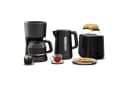 Klarstein Velaire Frühstücksset Schwarz Toaster Wasserkocher Kaffeemaschine Bild 1