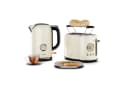Klarstein Frühstücks-Set Victoria 3-tlg. Toaster Wasserkocher Creme Bild 1