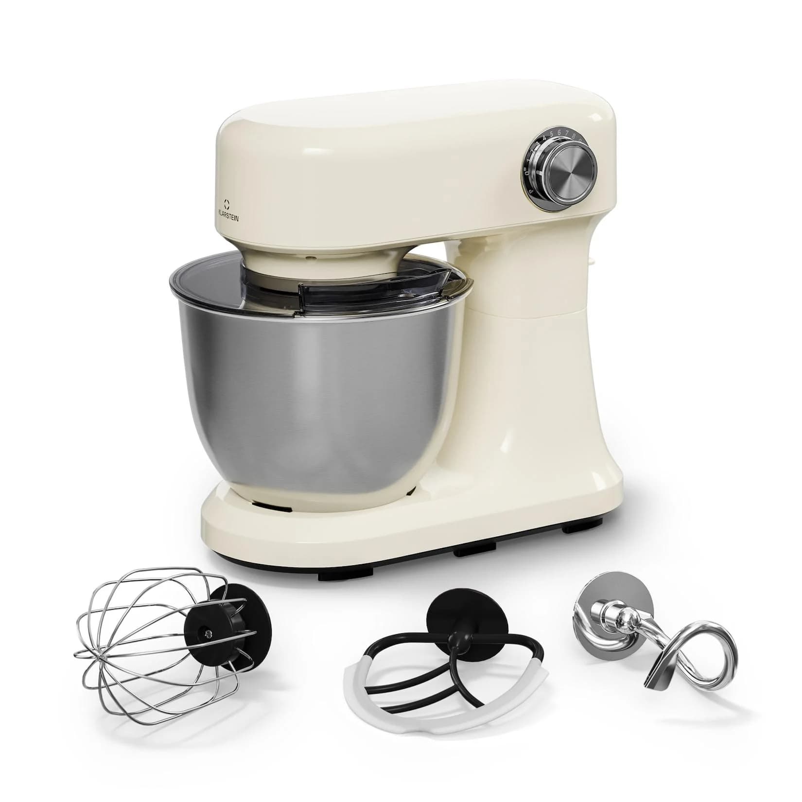 Klarstein Bella Evo Küchenmaschine 1500 W 5 L Creme