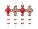 finehomegarden Dekofigur Herbstdeko Drachen Set 4-tlg. Rosa/Natur Bild 2