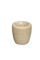 finehomegarden Paulowniaholz Übertopf Rund Natur Ø21+29,5 cm Bild 2