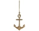 Posiwio Dekoanker aus Mangoholz mit Juteseil - Maritime Wanddekoration Bild 3